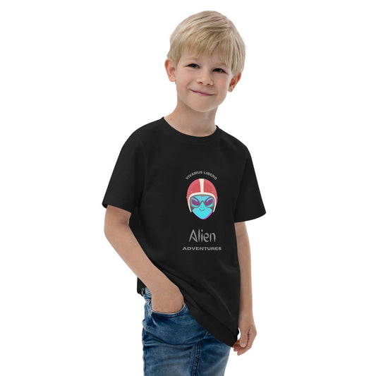 Alien Adventures youth jersey t-shirt